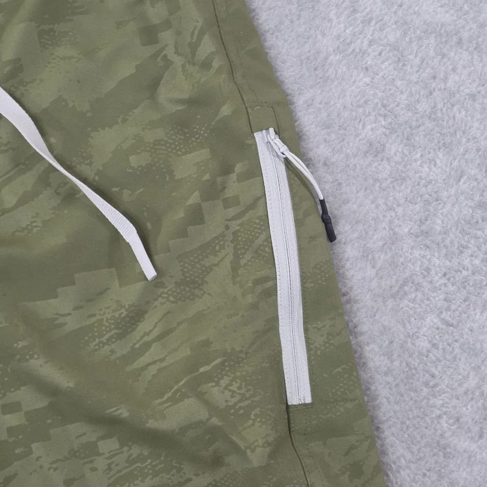 Under Armour Shore Break Board Shorts Mens 34 Trail Green Storm HeatGear NWT